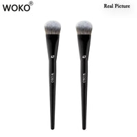 PRO 47 Foundation Brush Broom Foundation Shadow Brush Liquid Cream Blending Blush Angled Professional Makeup Brush Cosmetic Tool