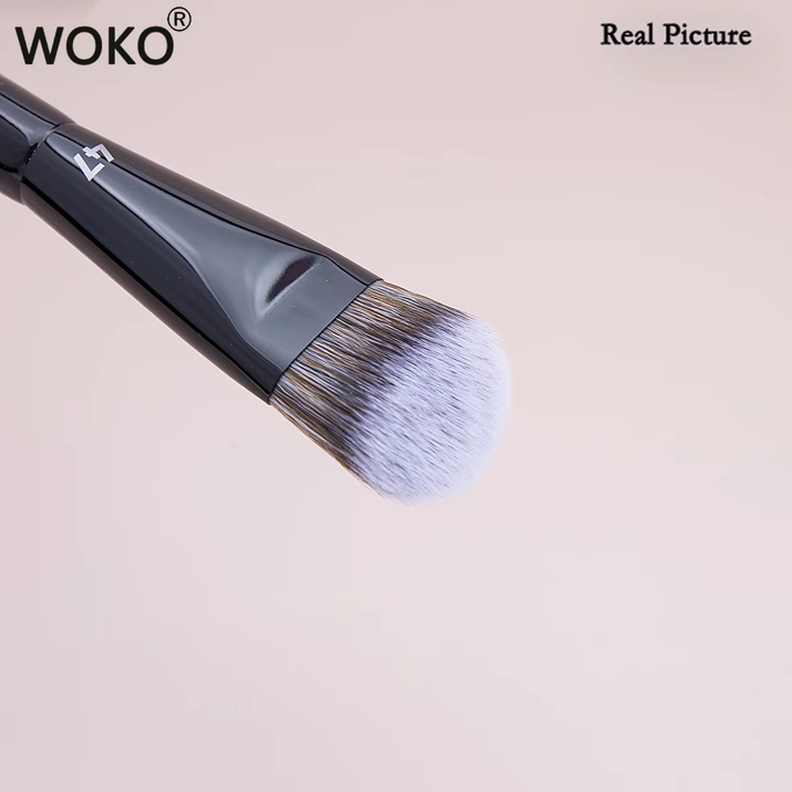 PRO 47 Foundation Brush Broom Foundation Shadow Brush Liquid Cream Blending Blush Angled Professional Makeup Brush Cosmetic Tool