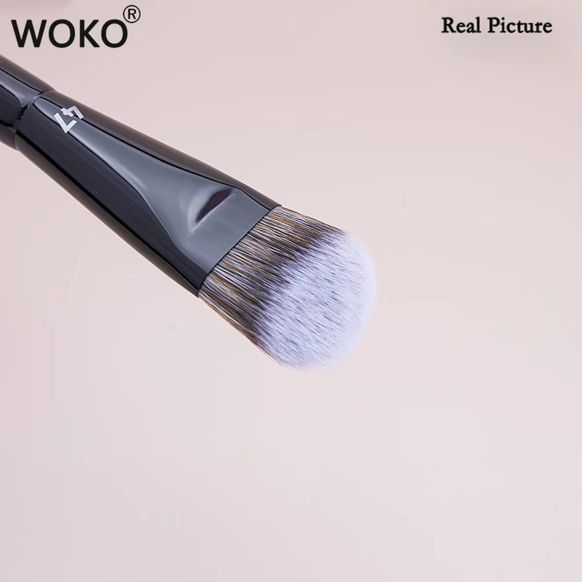 PRO 47 Foundation Brush Broom Foundation Shadow Brush Liquid Cream Blending Blush Angled Professional Makeup Brush Cosmetic Tool