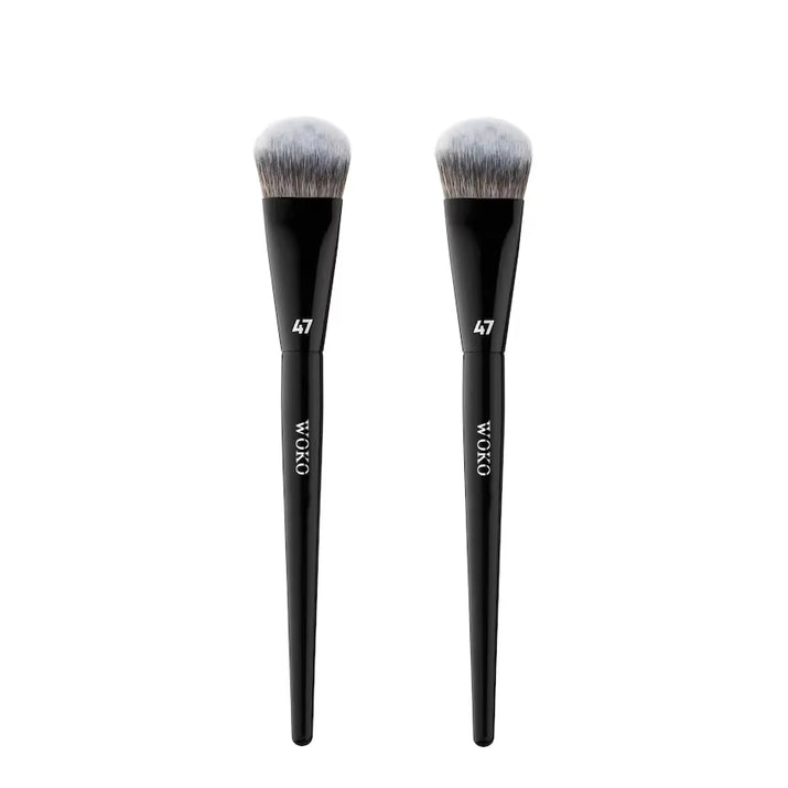 PRO 47 Foundation Brush Broom Foundation Shadow Brush Liquid Cream Blending Blush Angled Professional Makeup Brush Cosmetic Tool